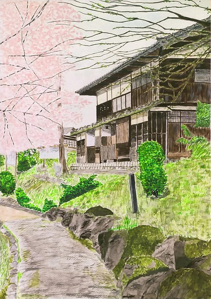 「春の諸橋博士生家」第四中学校　３年　矢坂　晟太郎